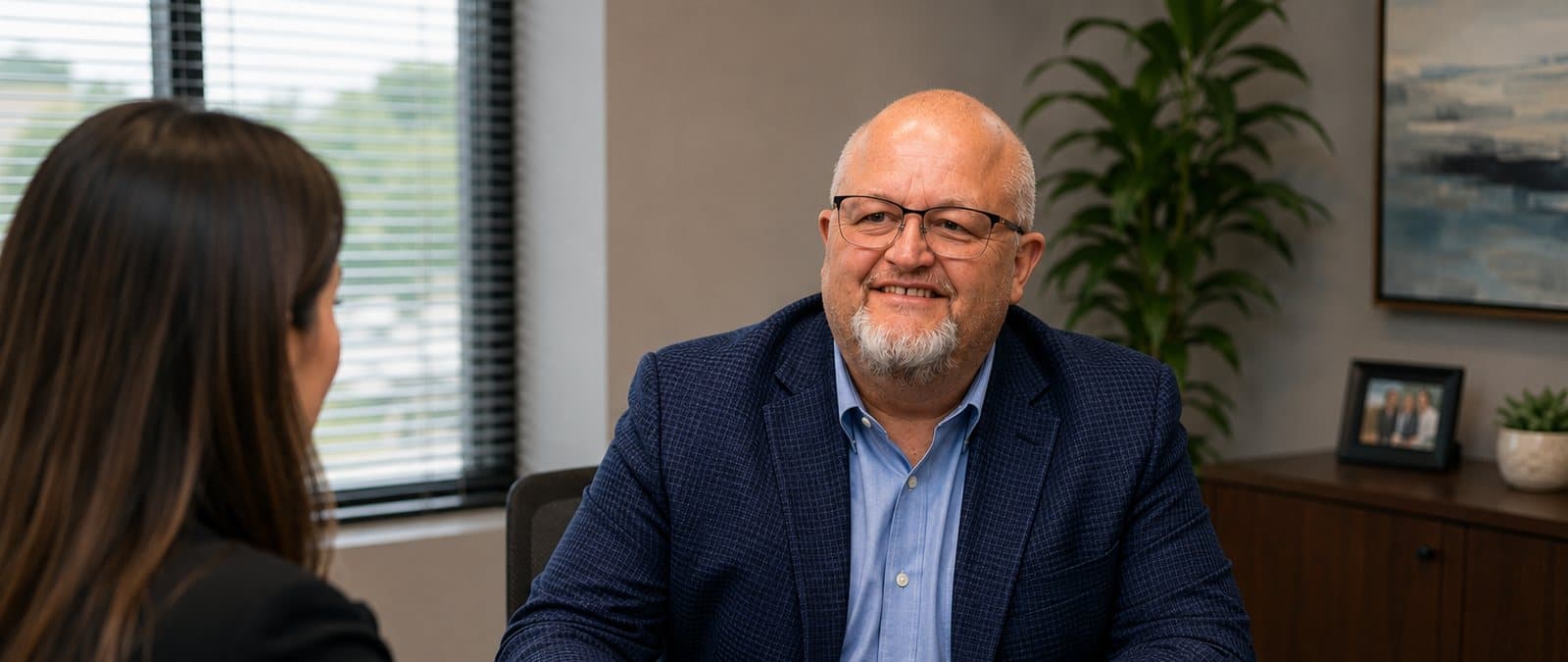 Gene Zinser in a client working session
