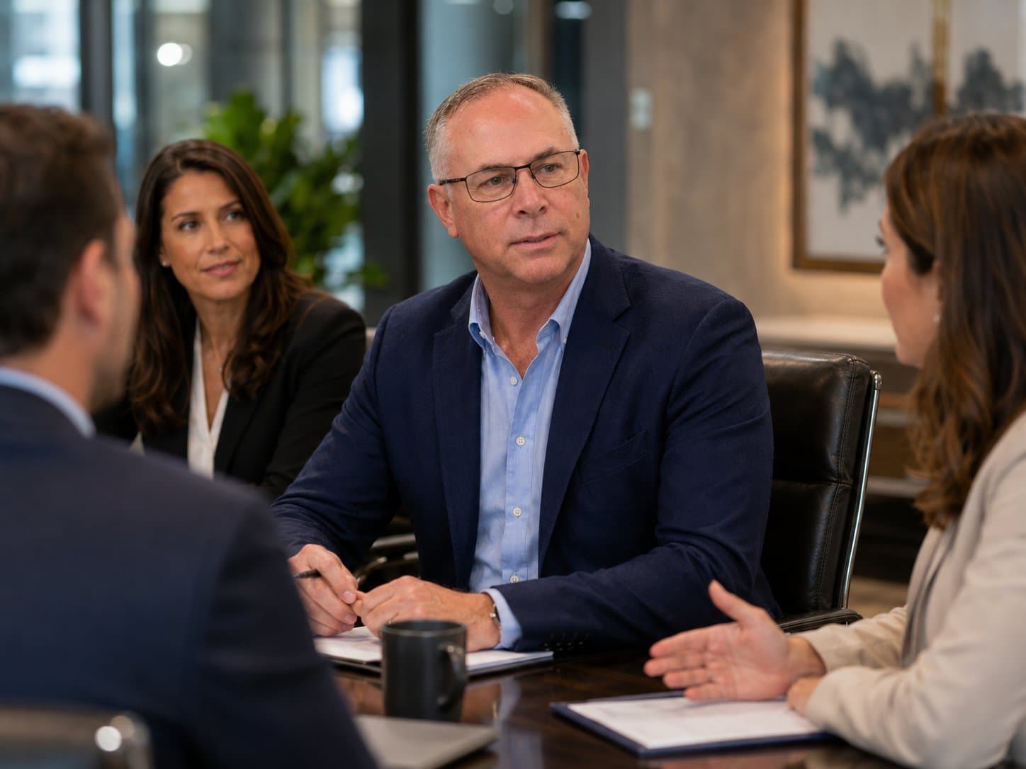 Dale Stara leading a strategy session with a client team
